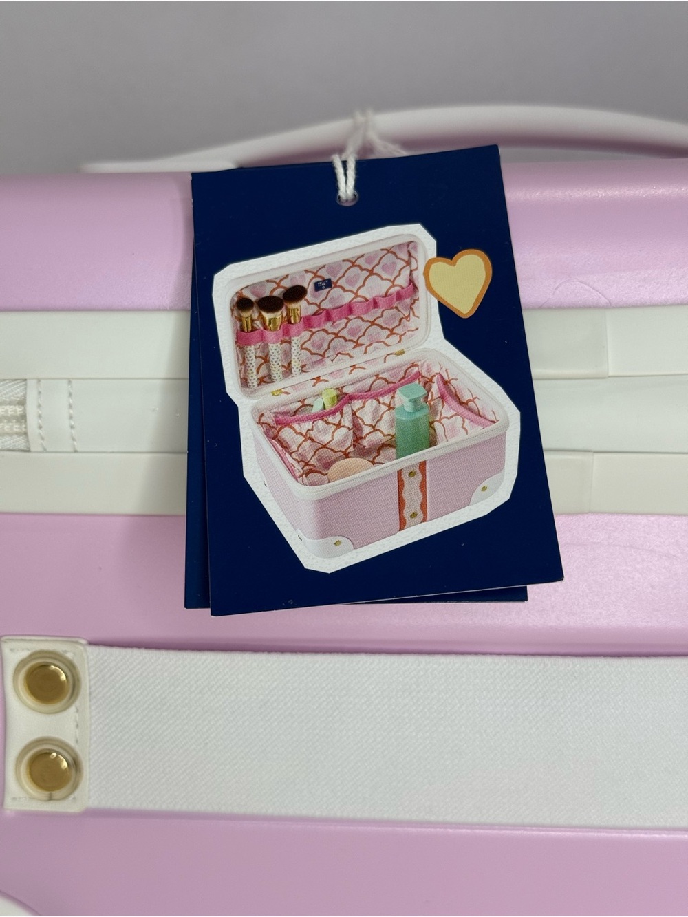 Roller Rabbit x Target Soft Pink Trunk Vanity Case NWT - Picture 4 of 6